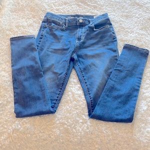 Old Navy jeans- High rise, rockstar jogging, with built- in touch. Size 14.